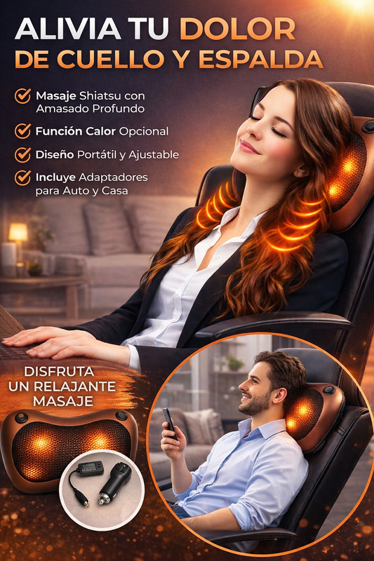 Masajeador Cervical Cuello Lumbar Pies